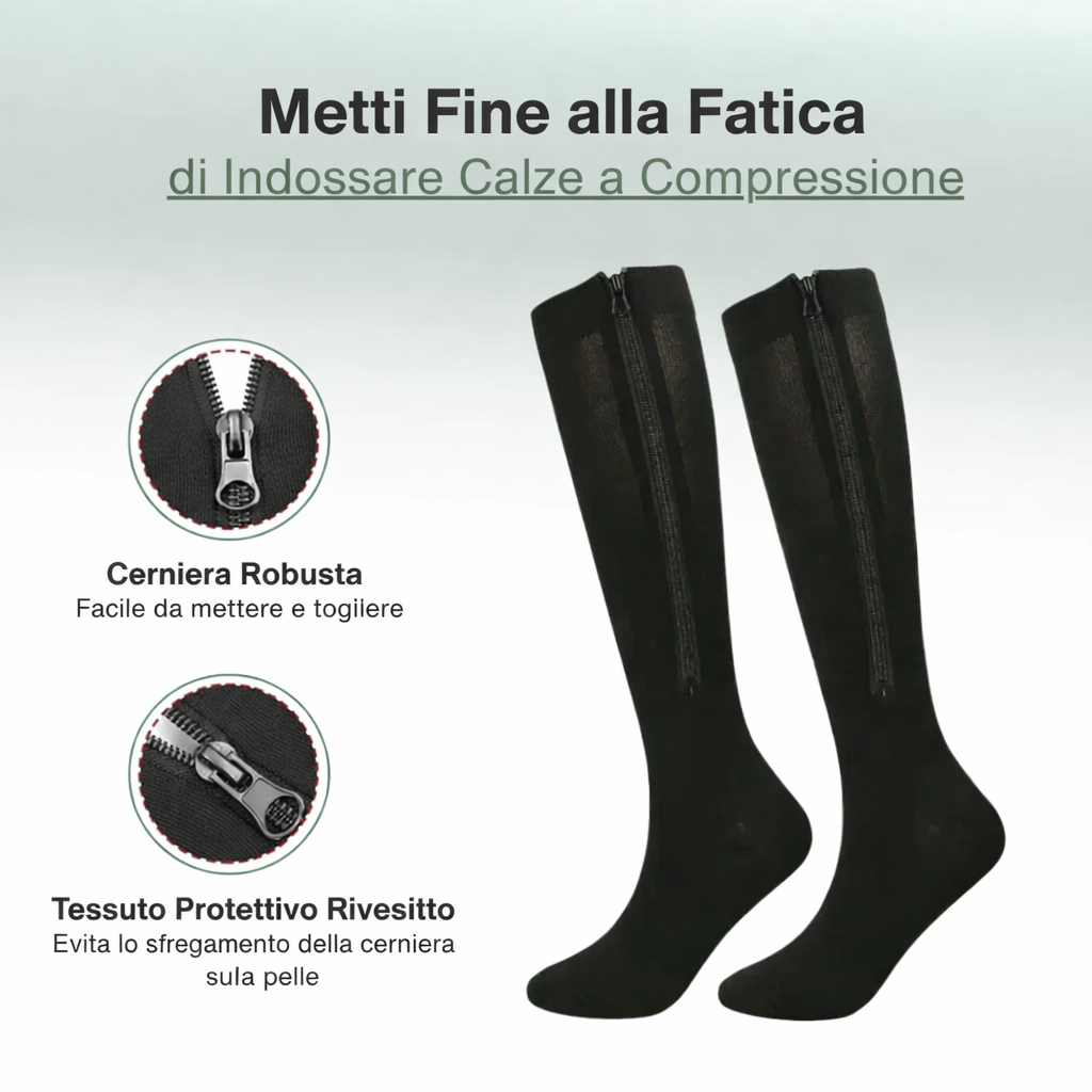 Calze Compresssive – Sollievo e Circolazione Migliorata